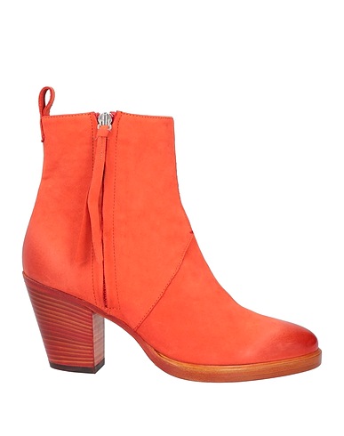 AKUA Ankle boot Tomato red Leather