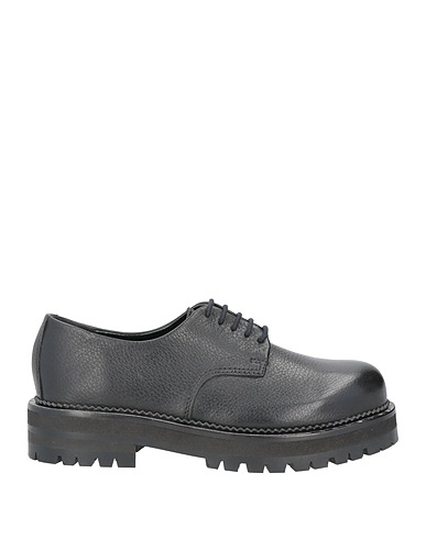 ROBERTO SERPENTINI Laced shoes Black Soft Leather