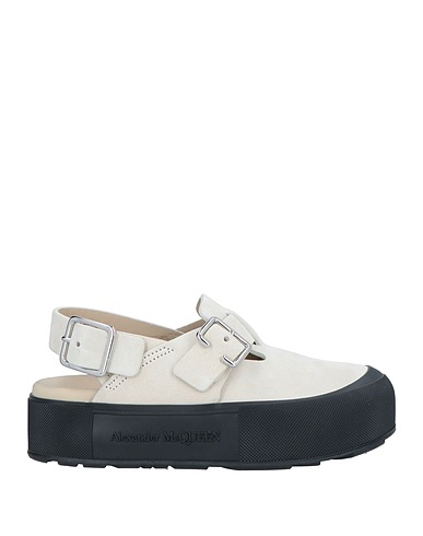 MCQUEEN Mules and clogs Light grey Leather
