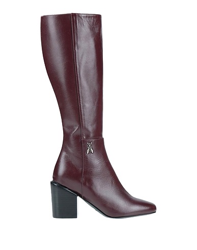 PATRIZIA PEPE Boots Plum Soft Leather