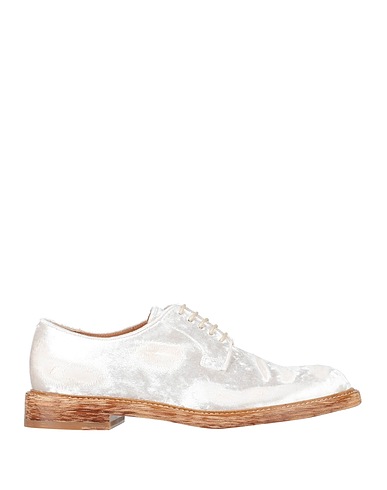 MAISON MARGIELA Laced shoes Ivory Textile fibres