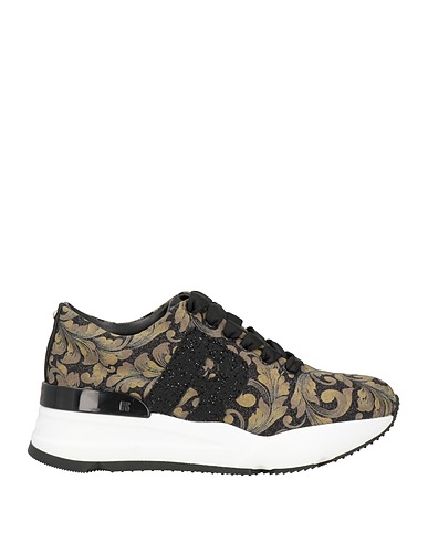 RUCOLINE Sneakers Brown Polyester, Terylene, Resin, Thermoplastic polyurethane, Calfskin