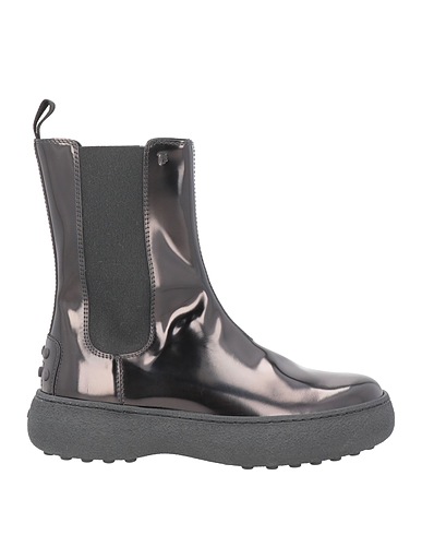 TOD'S Полусапоги и высокие ботинки Чёрный Кожа