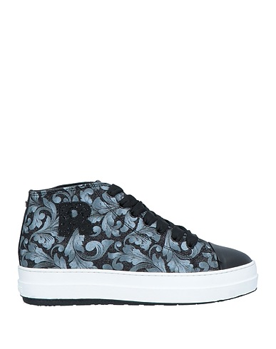 RUCOLINE Sneakers Grey Soft Leather, Polyester, Terylene, Resin, Thermoplastic polyurethane