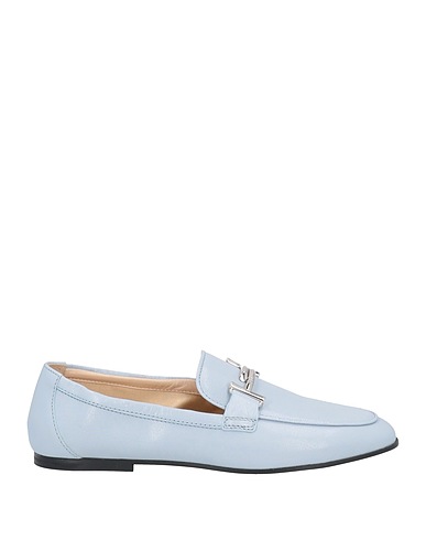 TOD'S Loafers Sky blue Soft Leather