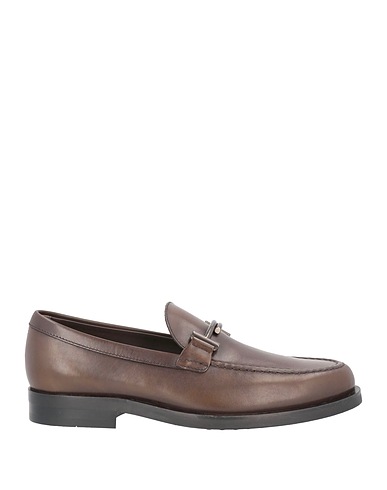 TOD'S モカシン チョコレートブラウン 革