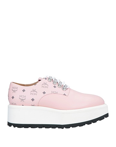 MCM Laced shoes Pink Soft Leather