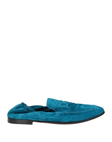 DOLCE&GABBANA Loafers Deep teal Soft Leather