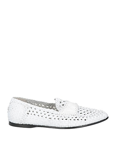 DOLCE&GABBANA Loafers White 85% Goat skin, 15% Calfskin