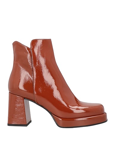JANET & JANET Ankle boot Brown Soft Leather