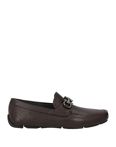 FERRAGAMO Loafers Dark brown Calfskin