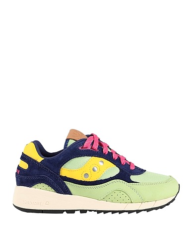 SAUCONY Sneakers SHADOW 6000 Light green Leather, Textile fibres