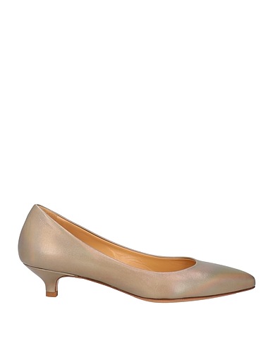 VIVIEN Escarpins Or Cuir
