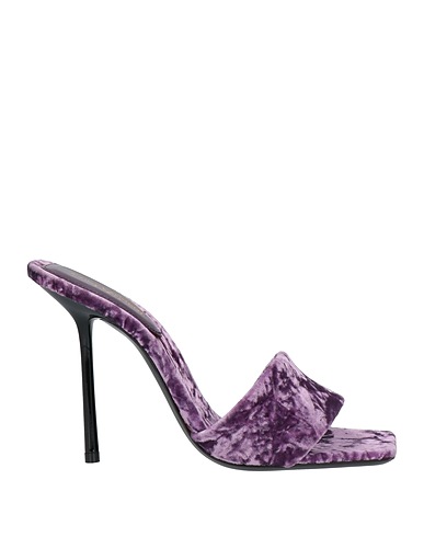 SAINT LAURENT Sandals Mauve Textile fibres