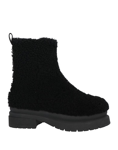 JW ANDERSON Ankle boot Black Soft Leather, Merino Wool