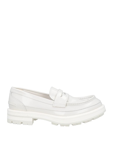 MCQUEEN Mocassino Off white Pelle