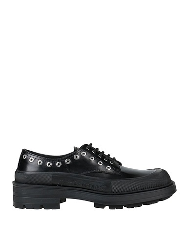 ALEXANDER MCQUEEN Laced shoes Black Soft Leather
