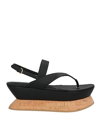 FERRAGAMO Flip flops Black Leather