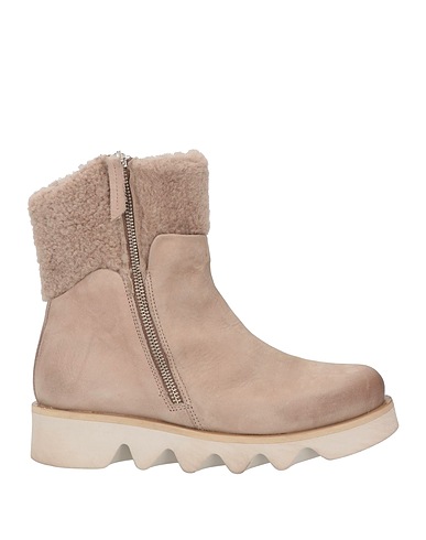 PATRIZIA BONFANTI FOOTWEAR Beige Soft Leather, Shearling