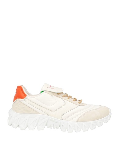 PANTOFOLA D'ORO Sneakers Off white Leather, Textile fibers