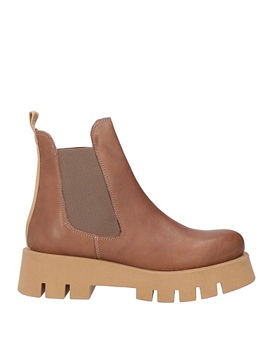 PATRIZIA BONFANTI Ankle boot Brown Soft Leather