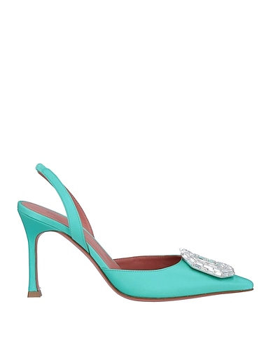 AMINA MUADDI Court Turquoise Textile fibres