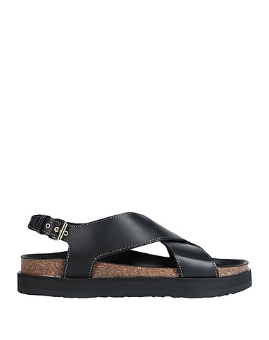 & OTHER STORIES Sandals Black 100% Soft Leather