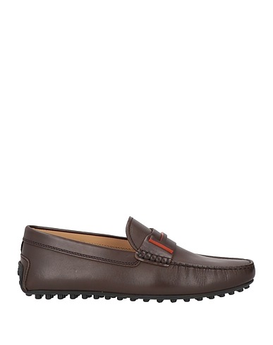 TOD'S Loafers Dark brown Soft Leather