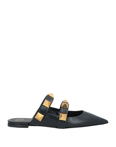 VALENTINO GARAVANI Mules und Clogs Schwarz Leder