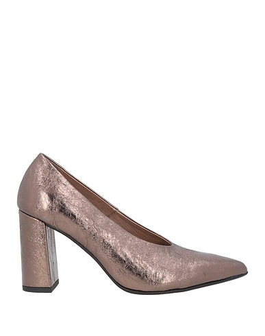 PAOLA FERRI Pump Bronze Soft Leather