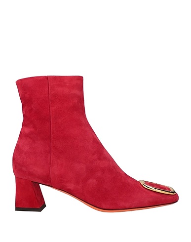 SANTONI Stivaletti Rosso Pelle