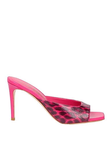 BETTINA VERMILLON Sandals Fuchsia Soft Leather