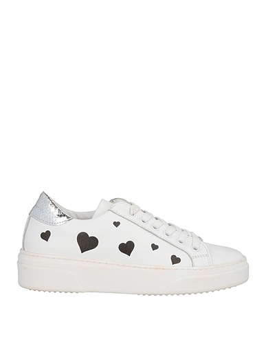 MELANIA CARUSO Sneakers Bianco Pelle di vitello