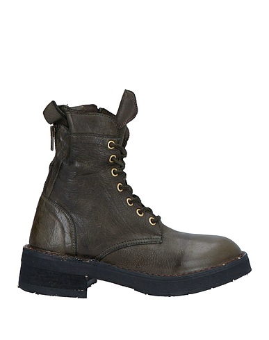 RADIAL RECYCLED SHOES Stivaletti Verde scuro Pelle