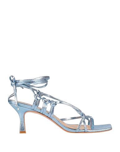 CARRANO Flip flops Sky blue Leather