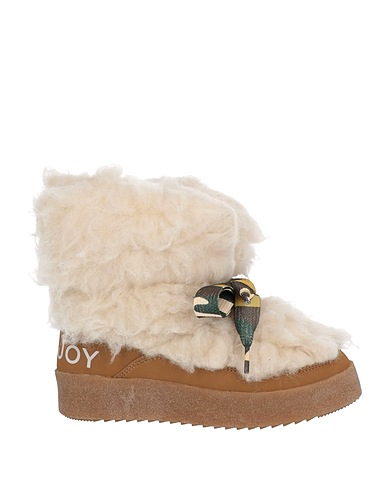 KHRISJOY Ankle boot Off white Textile fibres
