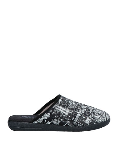 PLANTAS® Slides and slippers Charcoal Textile fibers