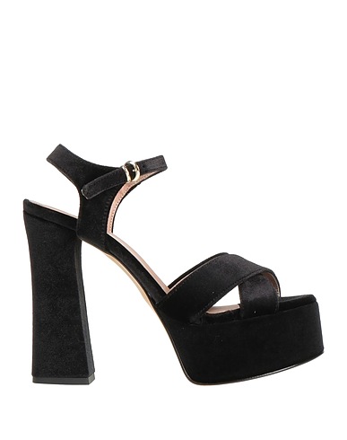 ISLO ISABELLA LORUSSO Sandals Black Textile fibres