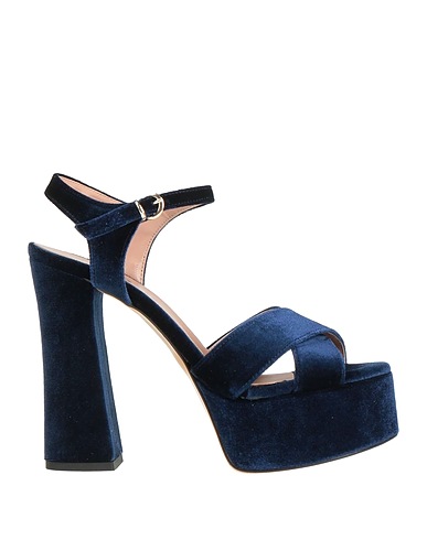ISLO ISABELLA LORUSSO Sandals Midnight blue Textile fibres