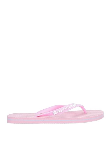 PHILIPP PLEIN Flip flops Pink Rubber
