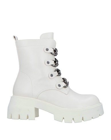 TOSCA BLU ショートブーツ オフホワイト 紡績繊維