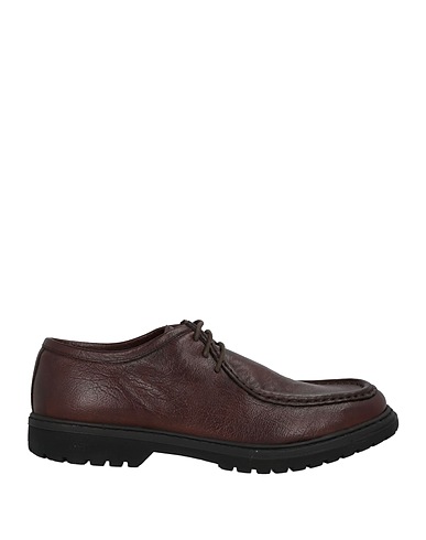 PRIMO EREDE Schnürschuhe Dunkelbraun Büffelleder