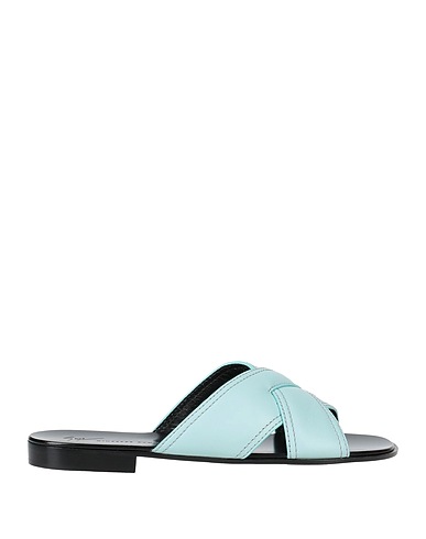 GIUSEPPE ZANOTTI Sandals Sky blue Soft Leather
