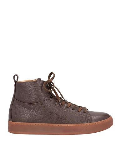 HENDERSON BARACCO Sneakers Dunkelbraun Kalbsleder, Hirschleder