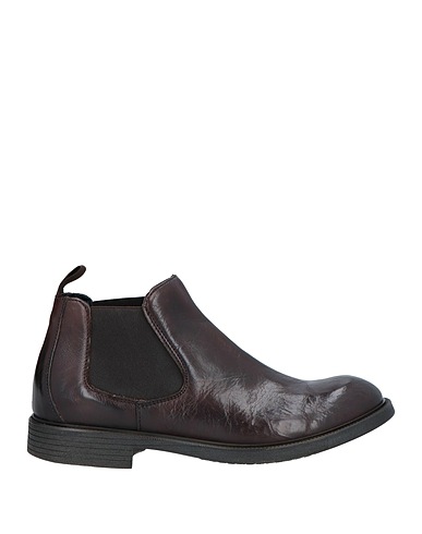 PRIMO EREDE Stiefelette Dunkelbraun Kalbsleder, Gewebefasern