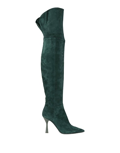 AGL Boots Dark green Soft Leather