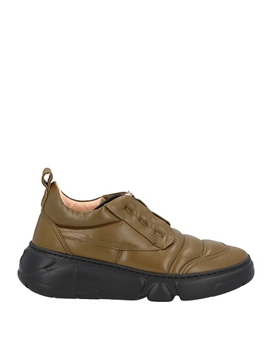 AGL Sneakers Verde militare Pelle