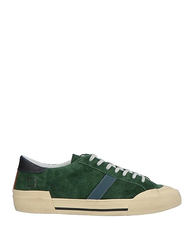 D.A.T.E. Sneakers Dark green Leather, Other Fibres