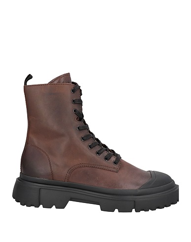 HOGAN Ankle boot Dark brown Leather