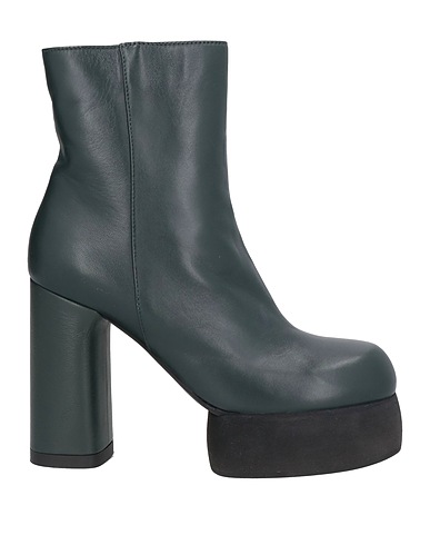 AGL Ankle boot Dark green Soft Leather